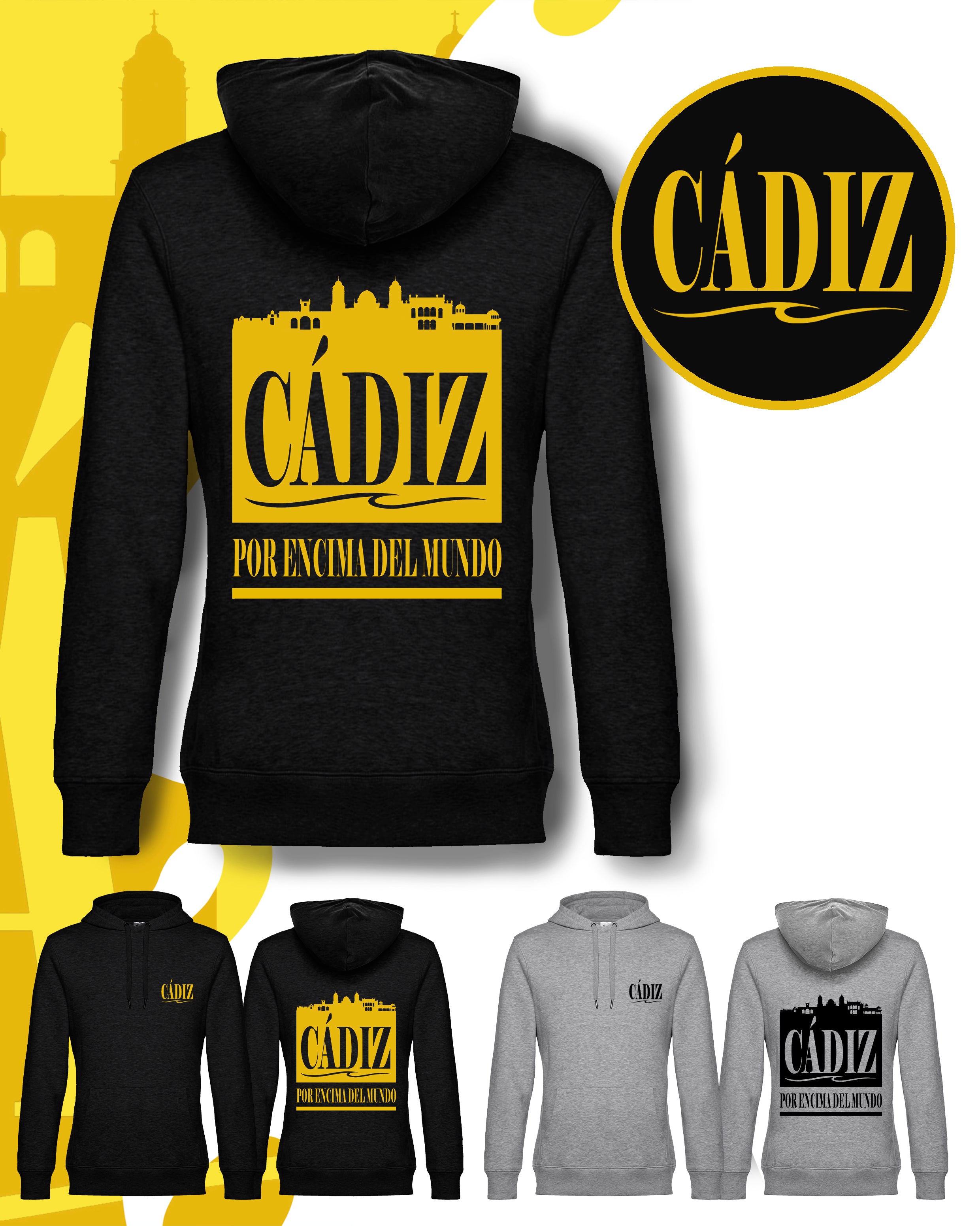 Sudadera de Cadiz para los amantes de la costa Gaditana